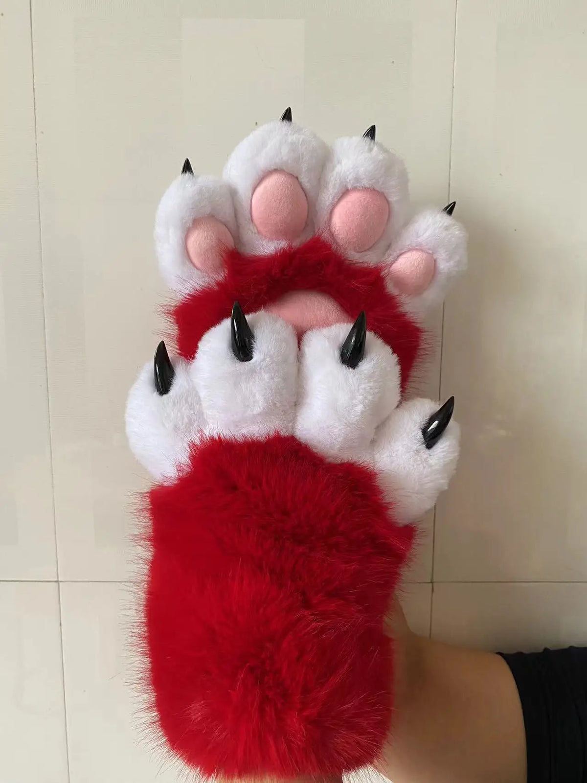 Furry Cat Paw Gloves