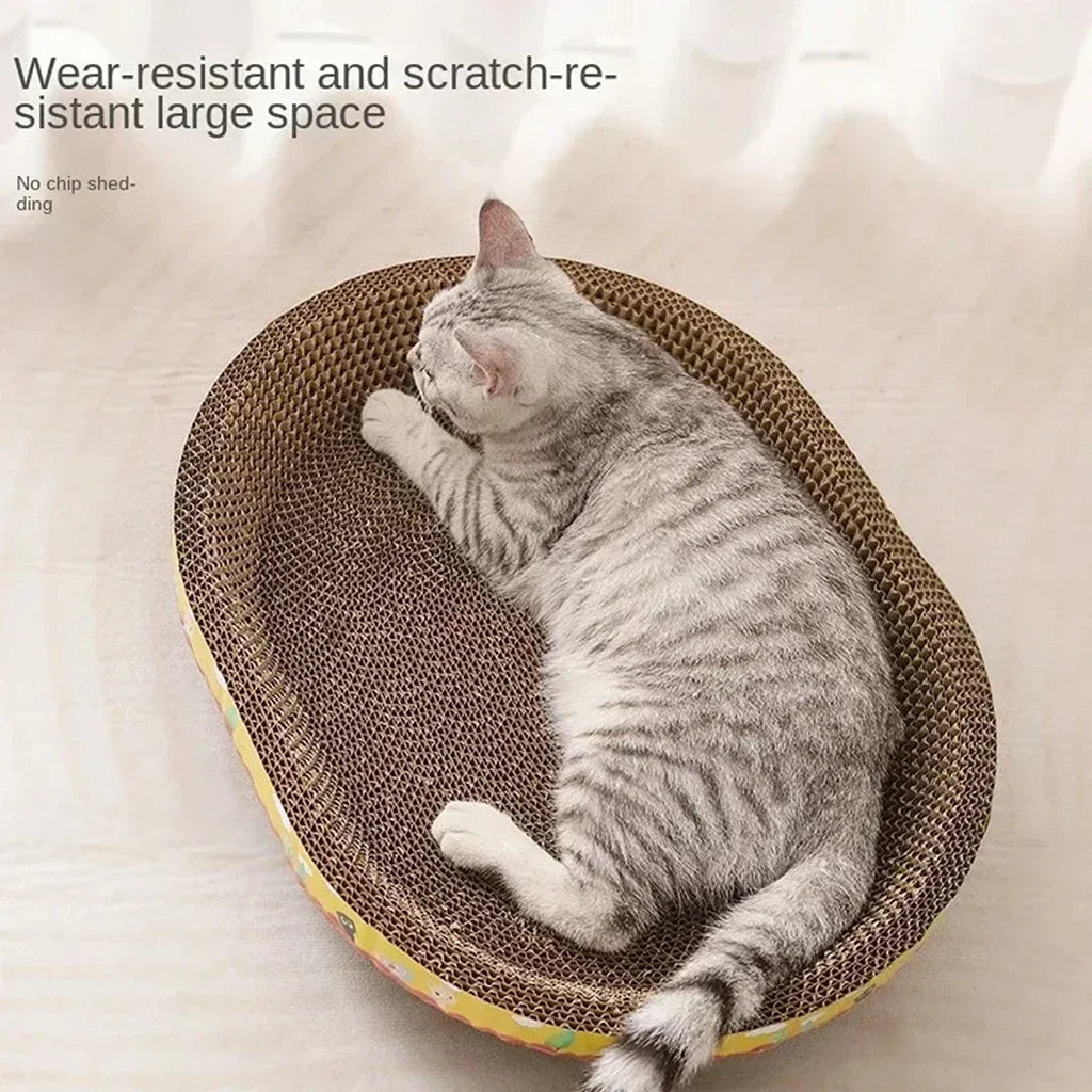 Oval Cardboard Scratcher