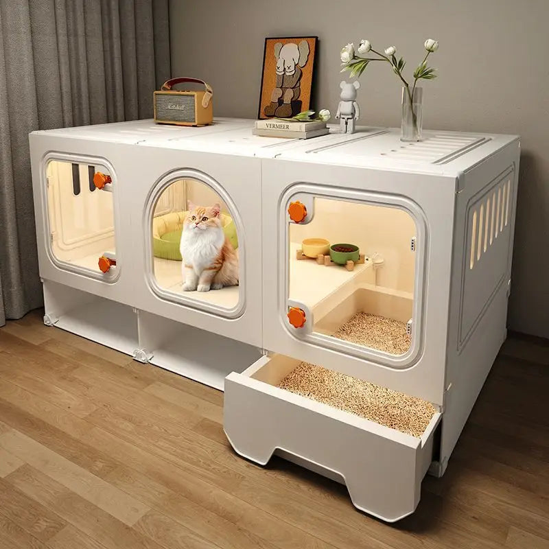 Transparent Cat House