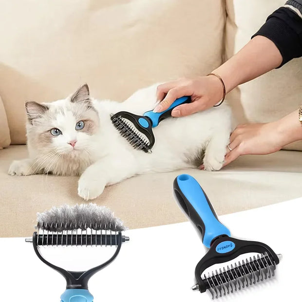 Double-Sided Grooming Brush
