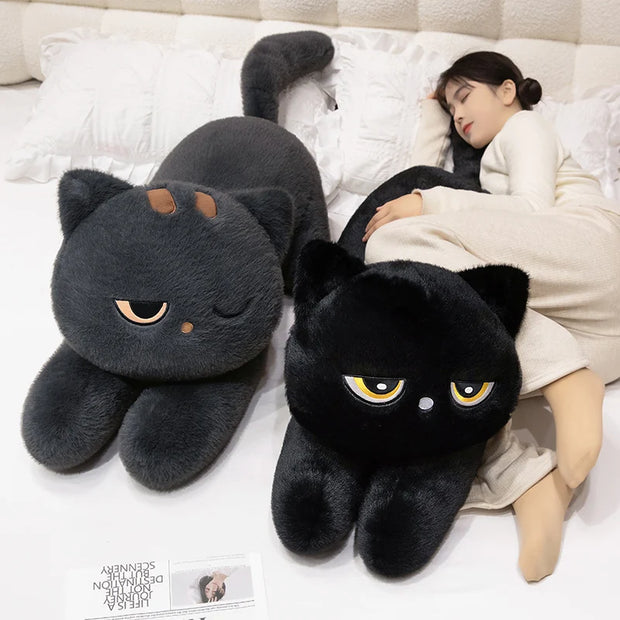Black Cat Plush Pillow