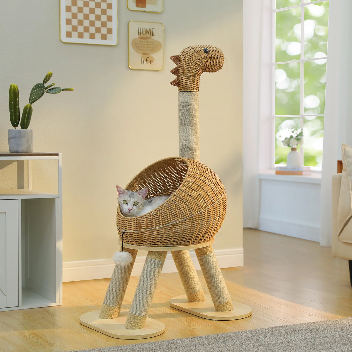 Dinosaur Cat Tower