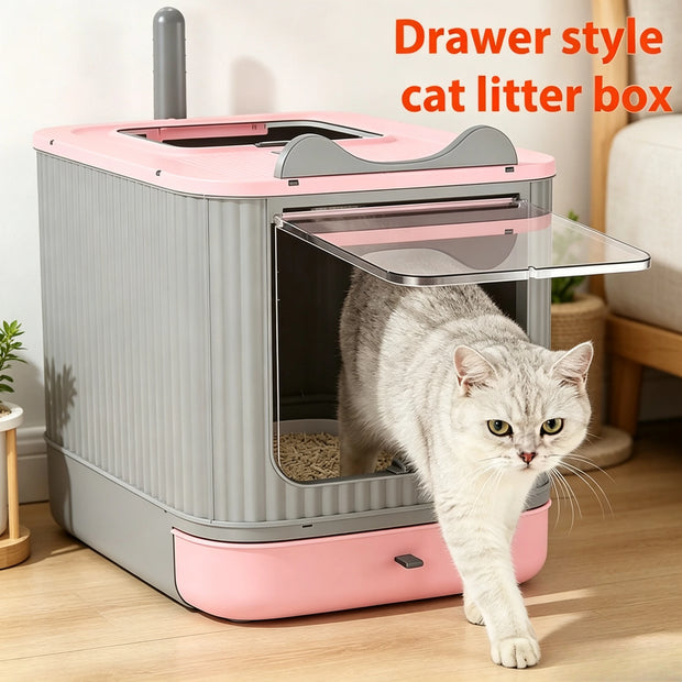 Top-Entry Enclosed Litter Box